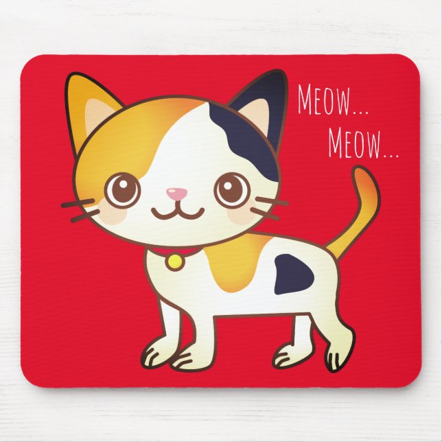 Meow Meow Mousepad Musmatta (Framsidan)