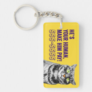 Meow Meow Puffytail Keychain