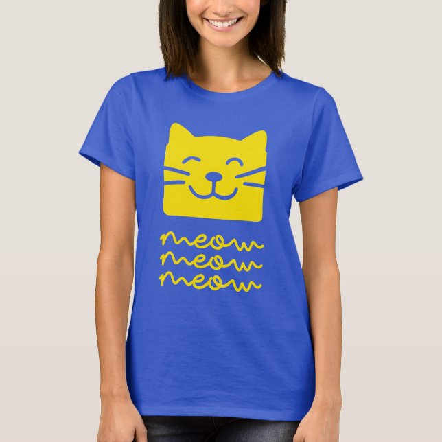 Meow Meow T Shirt (Framsida)
