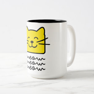 Meow Meow Två-Tonad Mugg