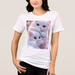 "Meow Mood Activated _ Aesthetic Kitty Design Tee" T Shirt