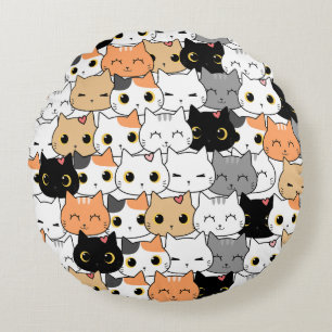 Meow Nation Rund Kudde