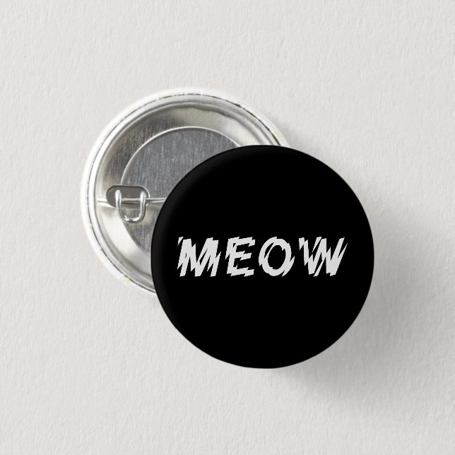 MEOW PIN KNAPP (Framsida & baksida)