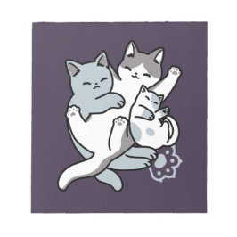 Meow Poung Snuckning - Cute Sleeping Cats Anteckningsblock