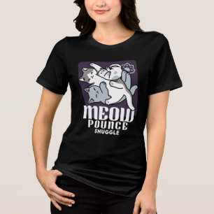 Meow Poung Snuckning - Cute Sleeping Cats T Shirt