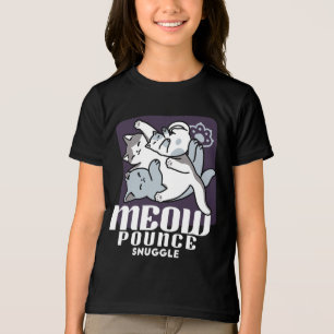 Meow Poung Snuckning - Cute Sleeping Cats T Shirt