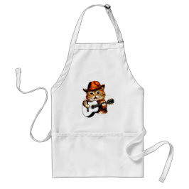 Meow-sic Star Funny Singing Cat Apron Förkläde