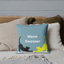 Meow Swagger Animal Pet Cat Cute Cute Elegant Colo Kudde