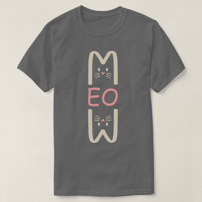 Meow T Shirt (Design framsida)