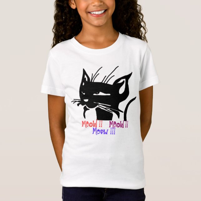 Meow!! T-shirt (Framsida)