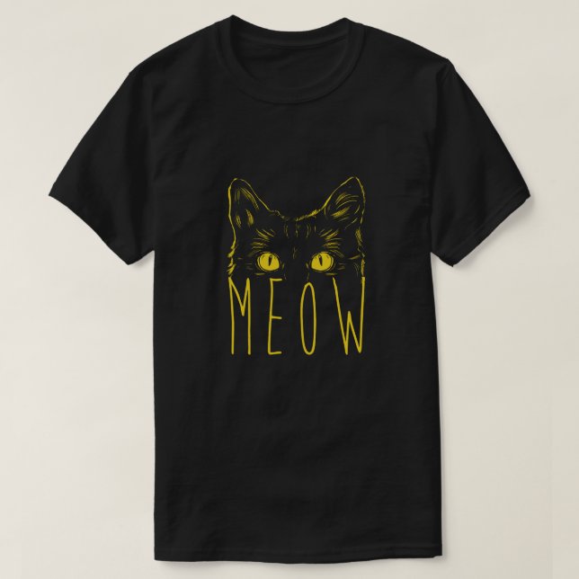 Meow T Shirt (Design framsida)