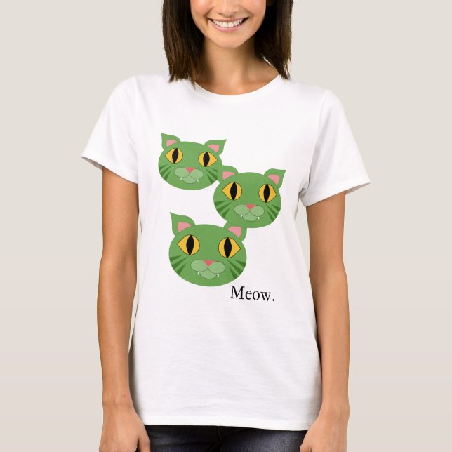 Meow. Tee Shirt (Framsida)