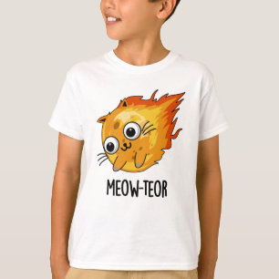 Meow-teor Funny Meteor Pun T Shirt