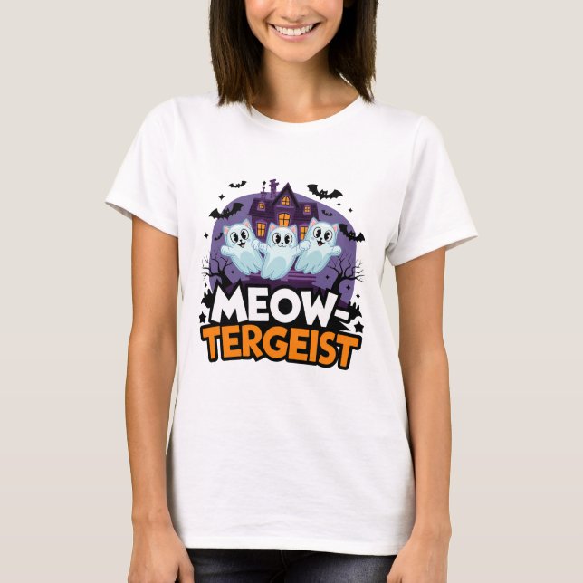 Meow-Tergeist T Shirt (Framsida)