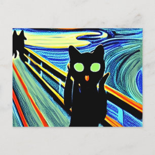 Meow-vykort Vykort
