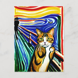 Meow-vykort Vykort