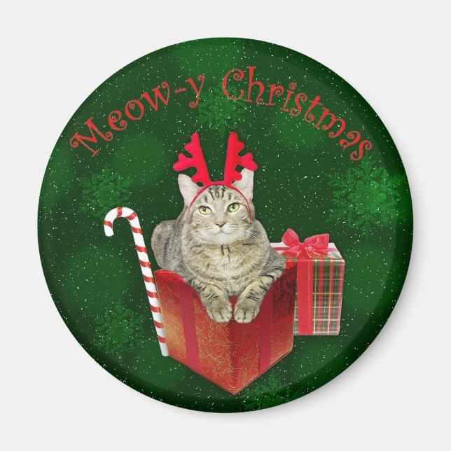 Meow-y-jul Magnet (Framsidan)