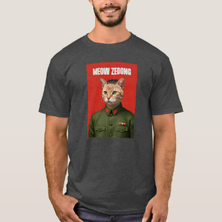 Meow Zedong - Humor T Shirt