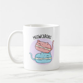 Meowcarons Funny Macaron Pun Kaffemugg