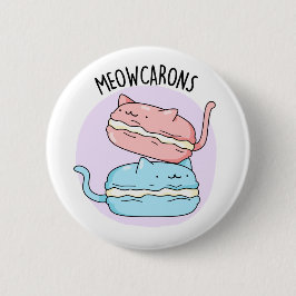 Meowcarons Funny Macaron Pun Knapp