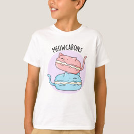 Meowcarons Funny Macaron Pun T Shirt