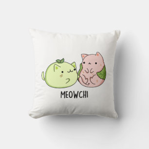 Meowchi Funny Mochi Pun Kudde