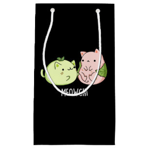 Meowchi Funny Mochi Pun Mörk BG