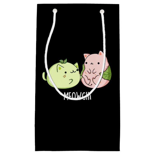 Meowchi Funny Mochi Pun Mörk BG (Framsidan)
