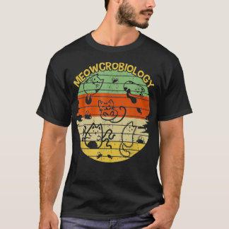 Meowcrobiology Microbiology Funny Science Cat Biol T Shirt