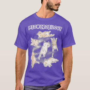 Meowcrobiology Microbiology Science Cat Lovers T Shirt