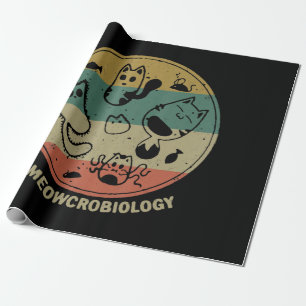 Meowcrobiology Microbiology Science Funny Cat Kärl Presentpapper