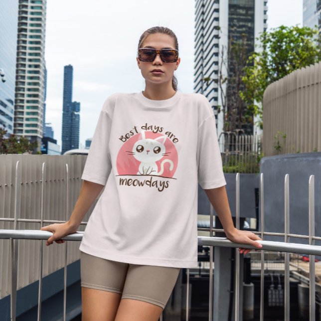Meowdays Cat T Shirt (Skapare uppladdad)