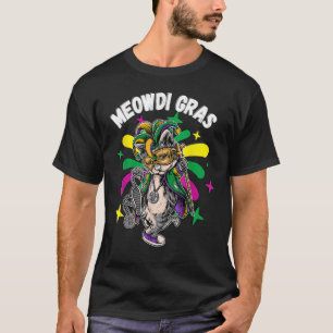 Meowdi Gras Cats Mardi Gras Neworleans St Louis Fu T Shirt