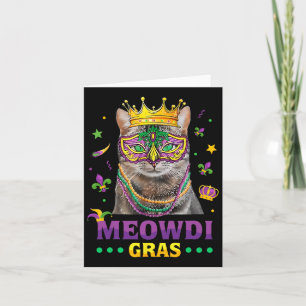 Meowdi Gras Mardi Gras Cat Lover New Orleans Louis Kort