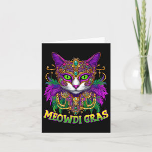 Meowdi Gras Mardi Gras Cat Lover New Orleans Louis Kort