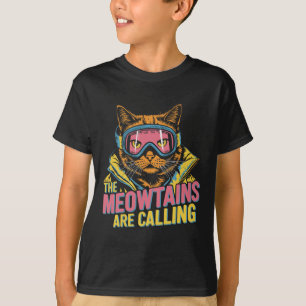 Meowdinerna kallar för "Snowboard Ski Kids" M T Shirt