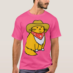 Meowdy Cowboy Cat T Shirt