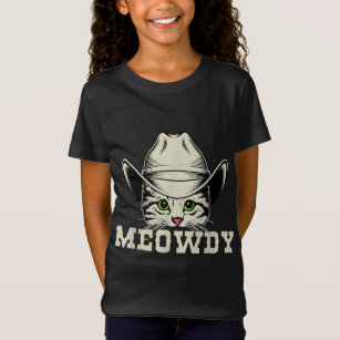 Meowdy Meow Howdy Cowboy - Funny Cat Lover T Shirt
