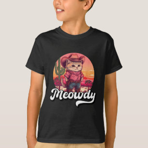 Meowdy Texas Cat Meme Land Music Cowgirl Cute C T Shirt