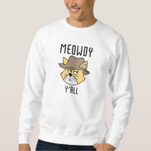 Meowdy Y'all Lång Ärmad Tröja