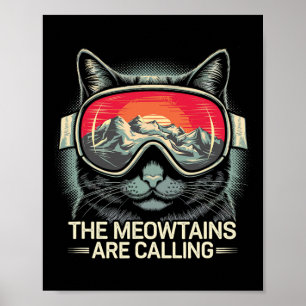 Meowgarerna kallar för "smuts-board" Ski Manar Wo Poster