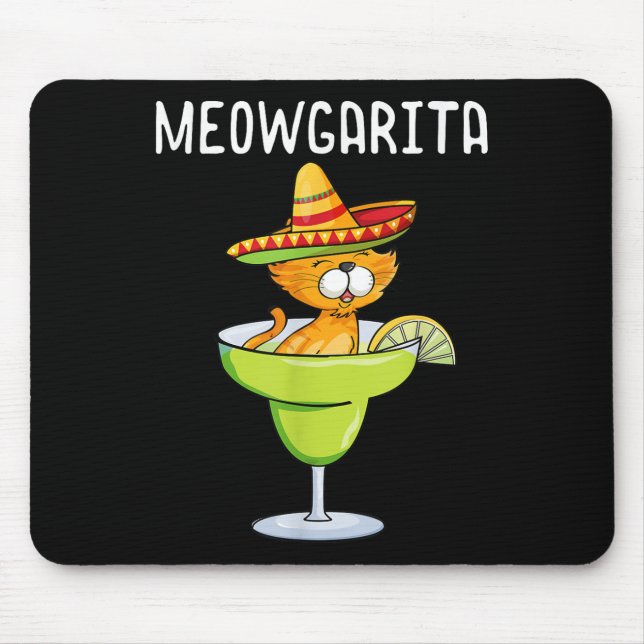 Meowgarita - Cinco De Mayo Margarita Cat Lover Musmatta (Framsidan)