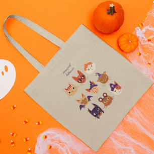 Meowgical Halloween Cats in Costumes Tygkasse