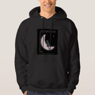 Meowgical Nights Cat Crescent Måne - Whimsical Hoodie