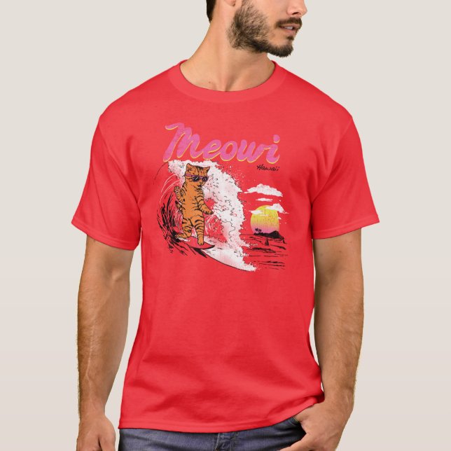 Meowi cesium vän vintage pojke t shirt (Framsida)