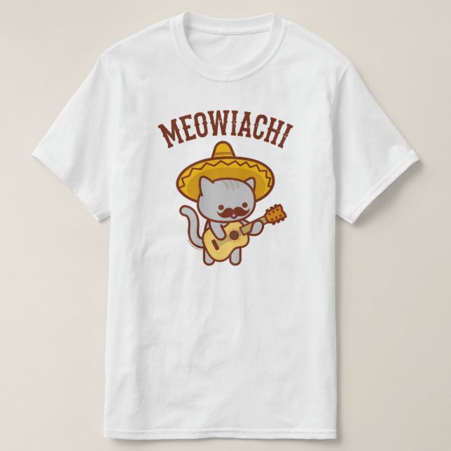 MEOWIACHI Cat T-Shirt (Design framsida)