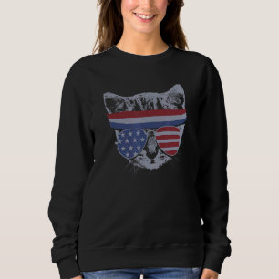 Meowica 4 juli Pawtriotic Kattunge Merica Cat Us F T Shirt