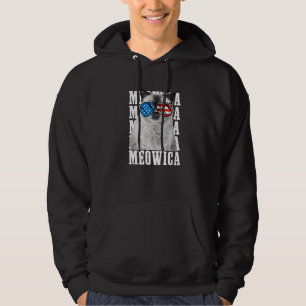Meowica Cat Eagle American Symbol Usa Patriotic Pr Hoodie