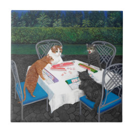 Meowjongg Kakelplatta