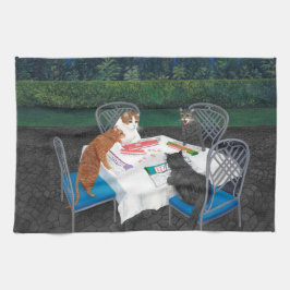 Meowjongg Kökshandduk